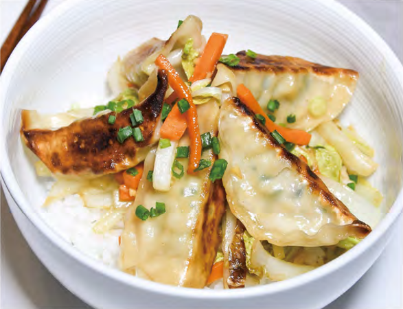 Chicken Gyoza : Teriyaki don